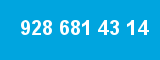 928 681 43 14 928 681 43 14